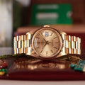 1986 Rolex Day-Date 18038 President Unpolished Full Set Box and Papers