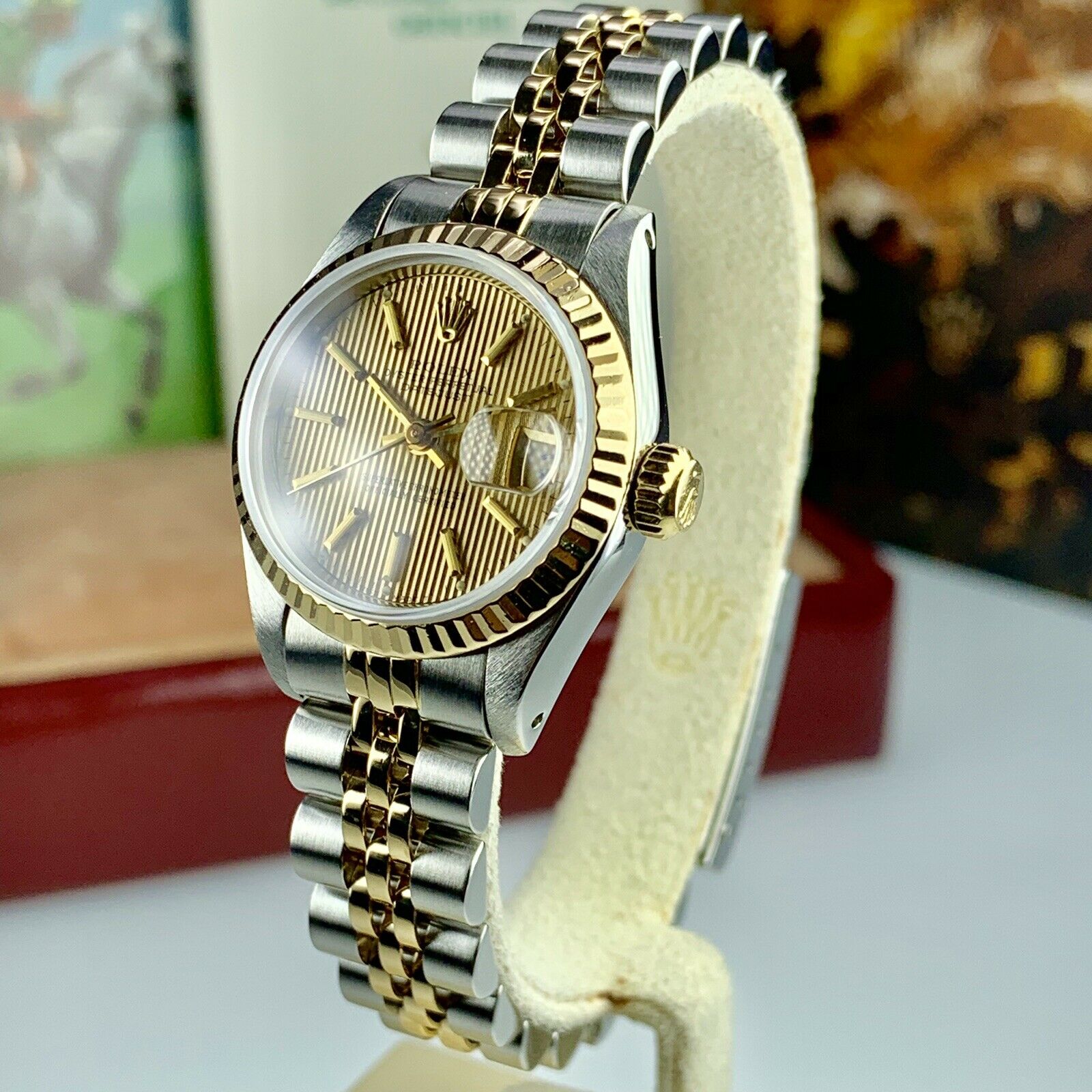 1986 Vintage Rolex Datejust 69173 Dial 26mm Mint Condition With Box & Papers