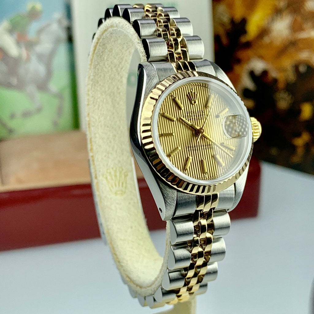 1986 Vintage Rolex Datejust 69173 Dial 26mm Mint Condition With Box & Papers