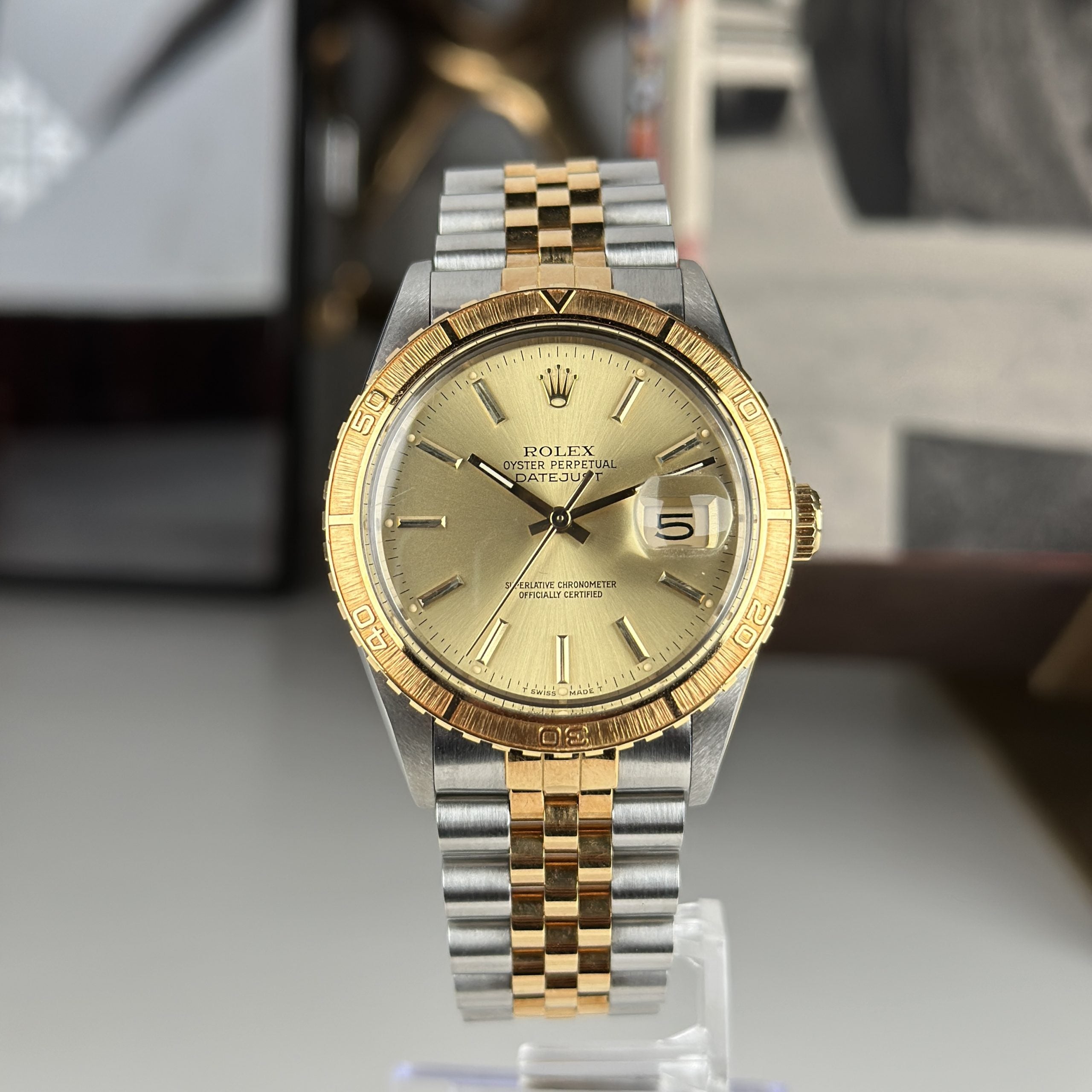 1987 Rolex Datejust 16013 With Turn-O-Graph Bezel NEW OLD STOCK NOS