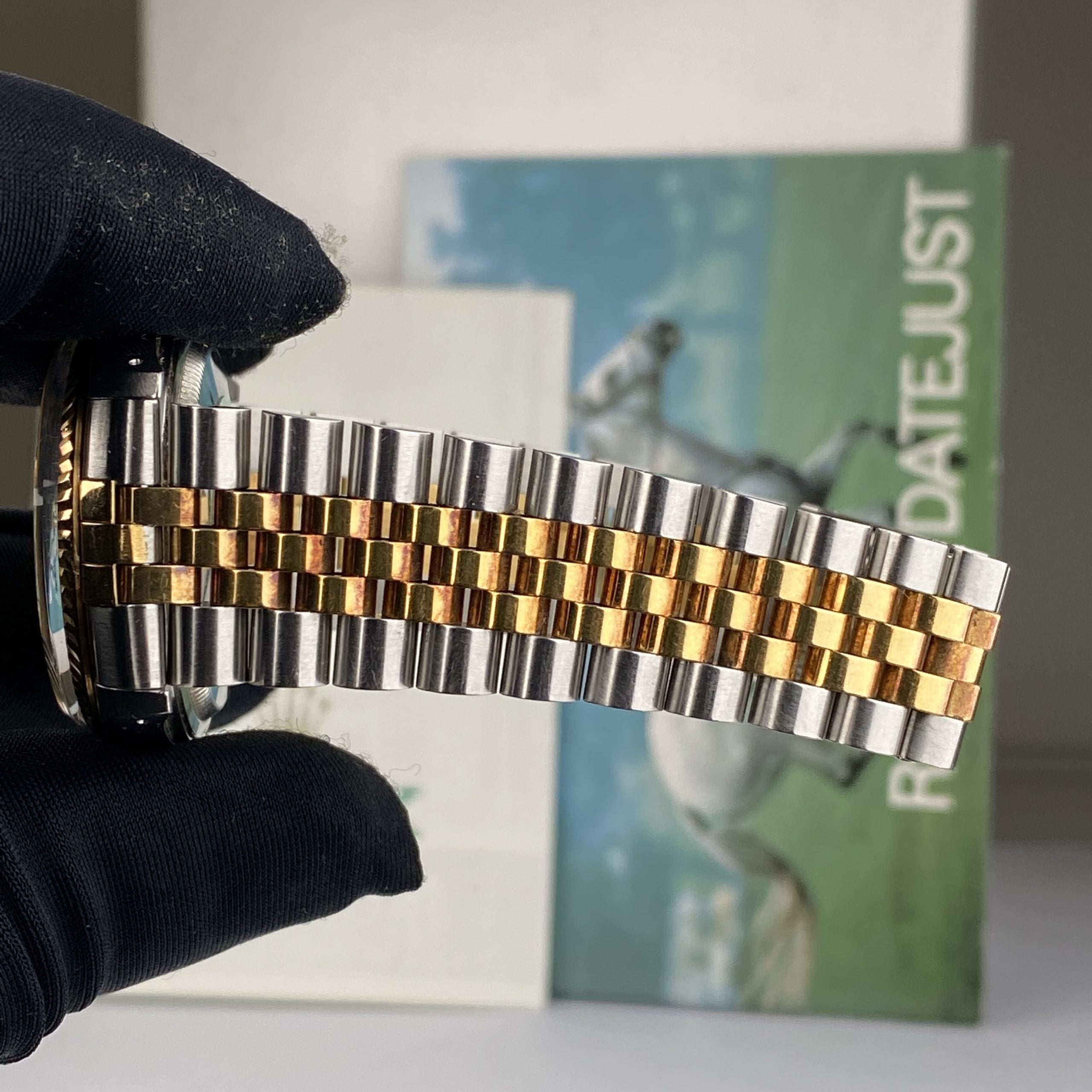1987 Rolex Datejust 16013 factory Diamond Dial Unpolished with Papers