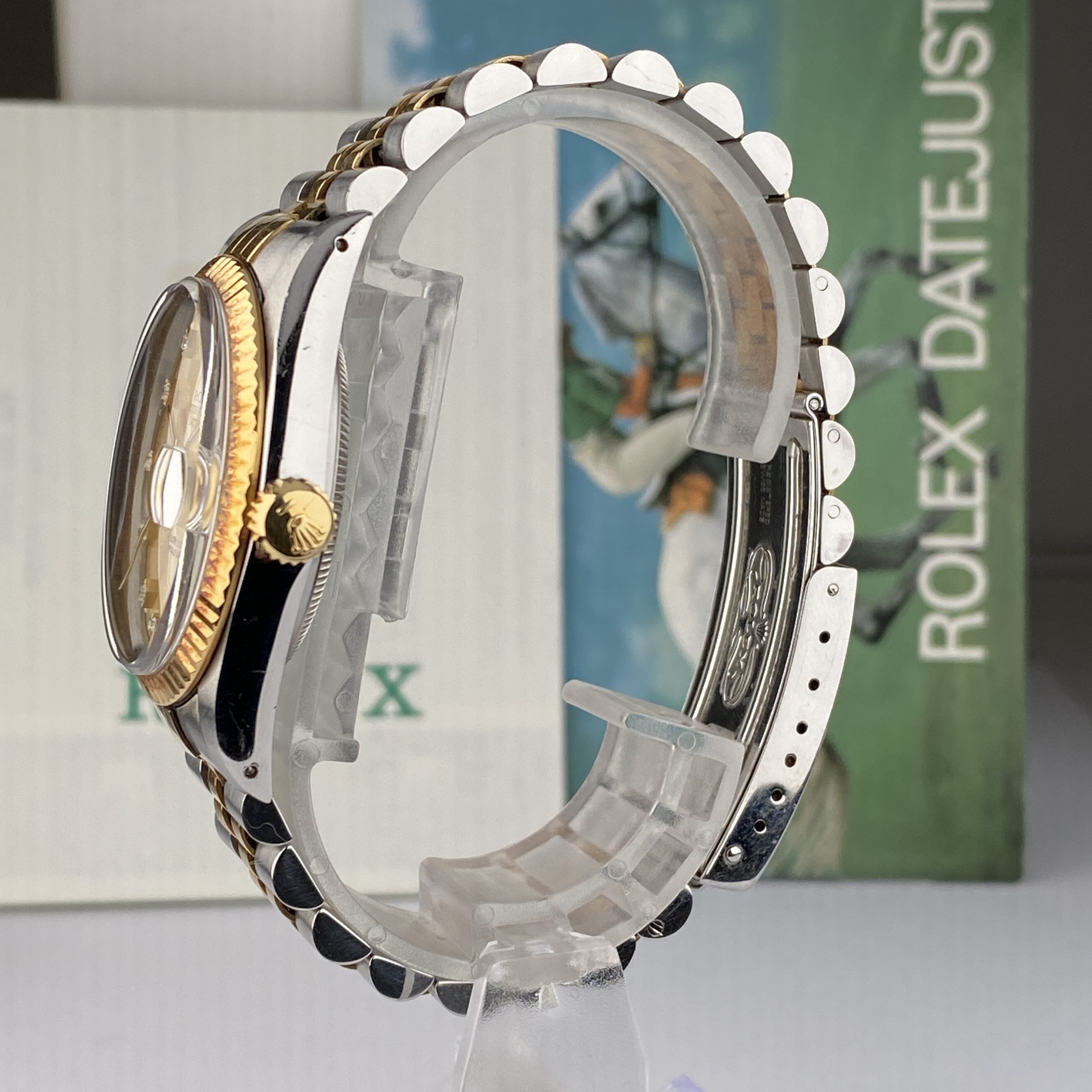 1987 Rolex Datejust 16013 factory Diamond Dial Unpolished with Papers