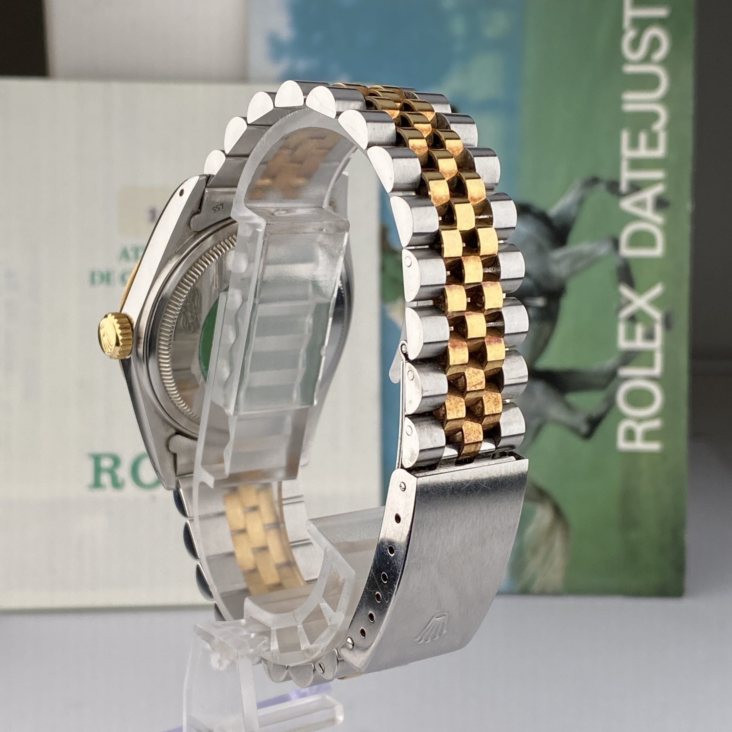 1987 Rolex Datejust 16013 factory Diamond Dial Unpolished with Papers
