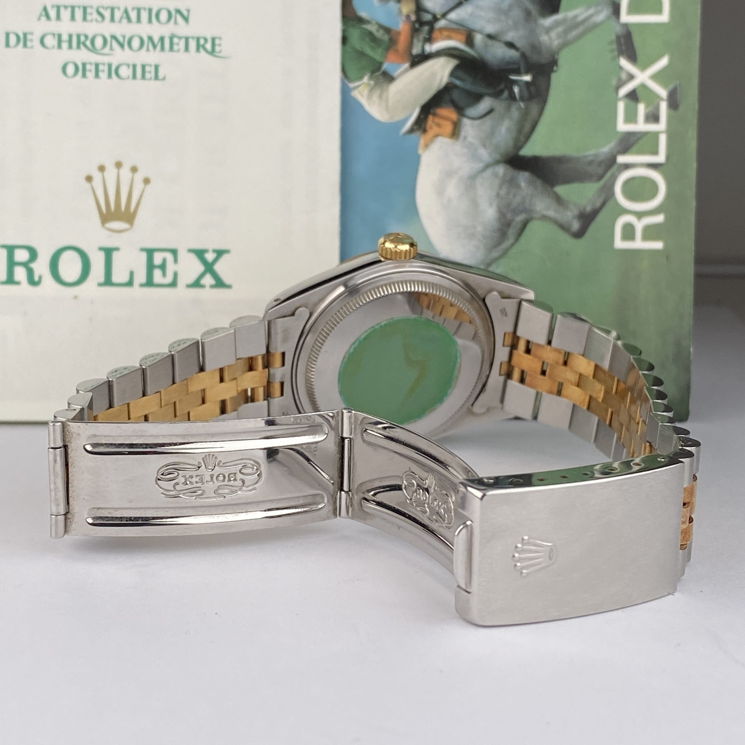 1987 Rolex Datejust 16013 factory Diamond Dial Unpolished with Papers