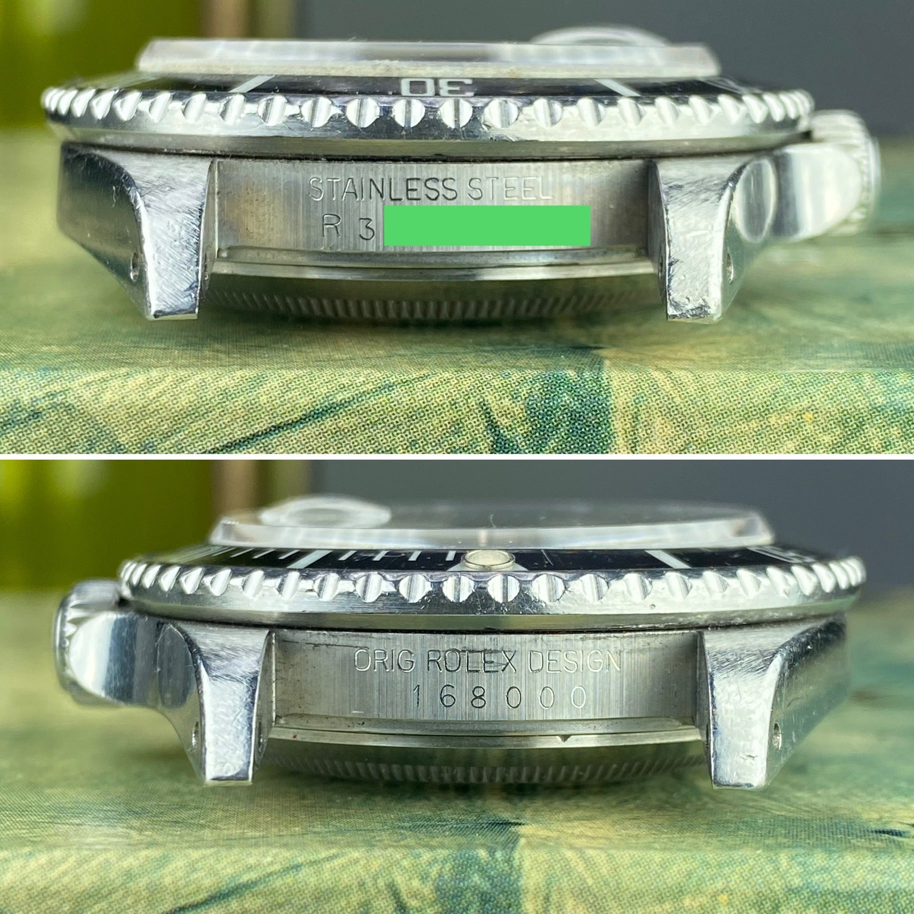 1987 Rolex Submariner 168000 Triple Zero Unpolished with Spider Creamy Dial