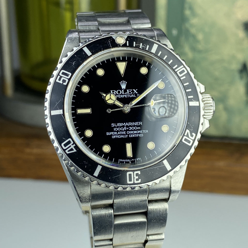 1987 Rolex Submariner 168000 Triple Zero Unpolished with Spider Creamy Dial