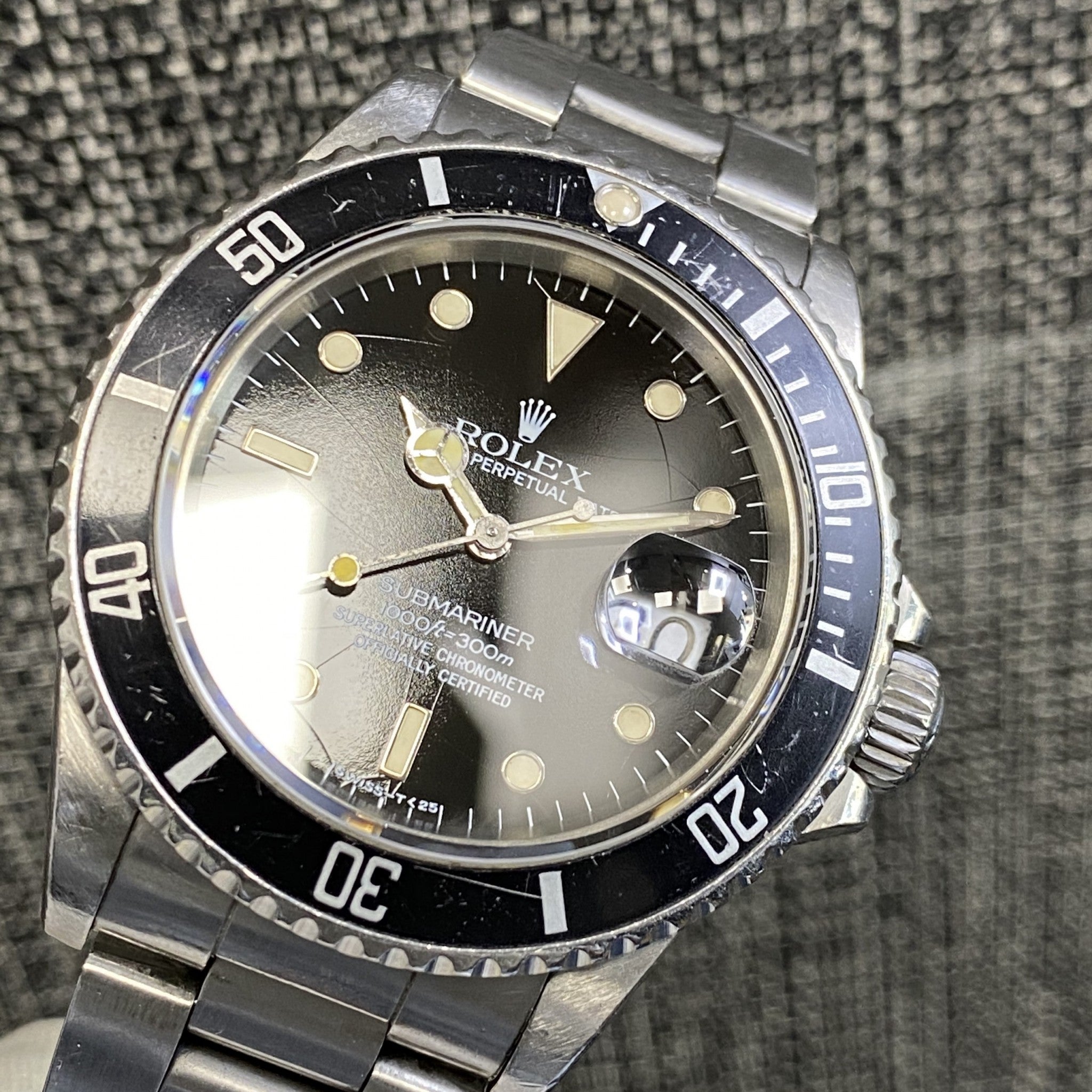 1987 Rolex Submariner 168000 Triple Zero Unpolished with Spider Creamy Dial