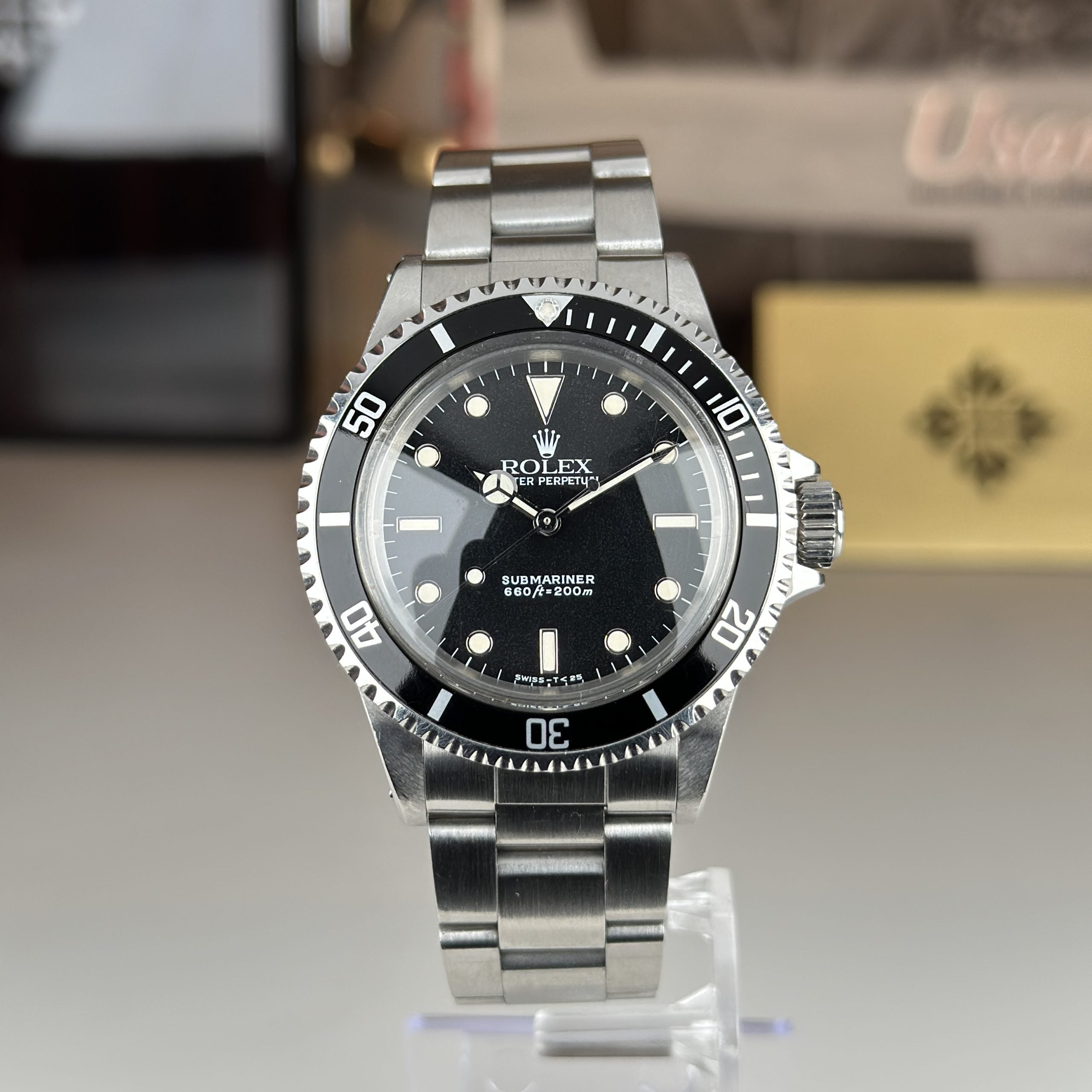 1988 Rolex Submariner 5513 No Date Unpolished Great Condition