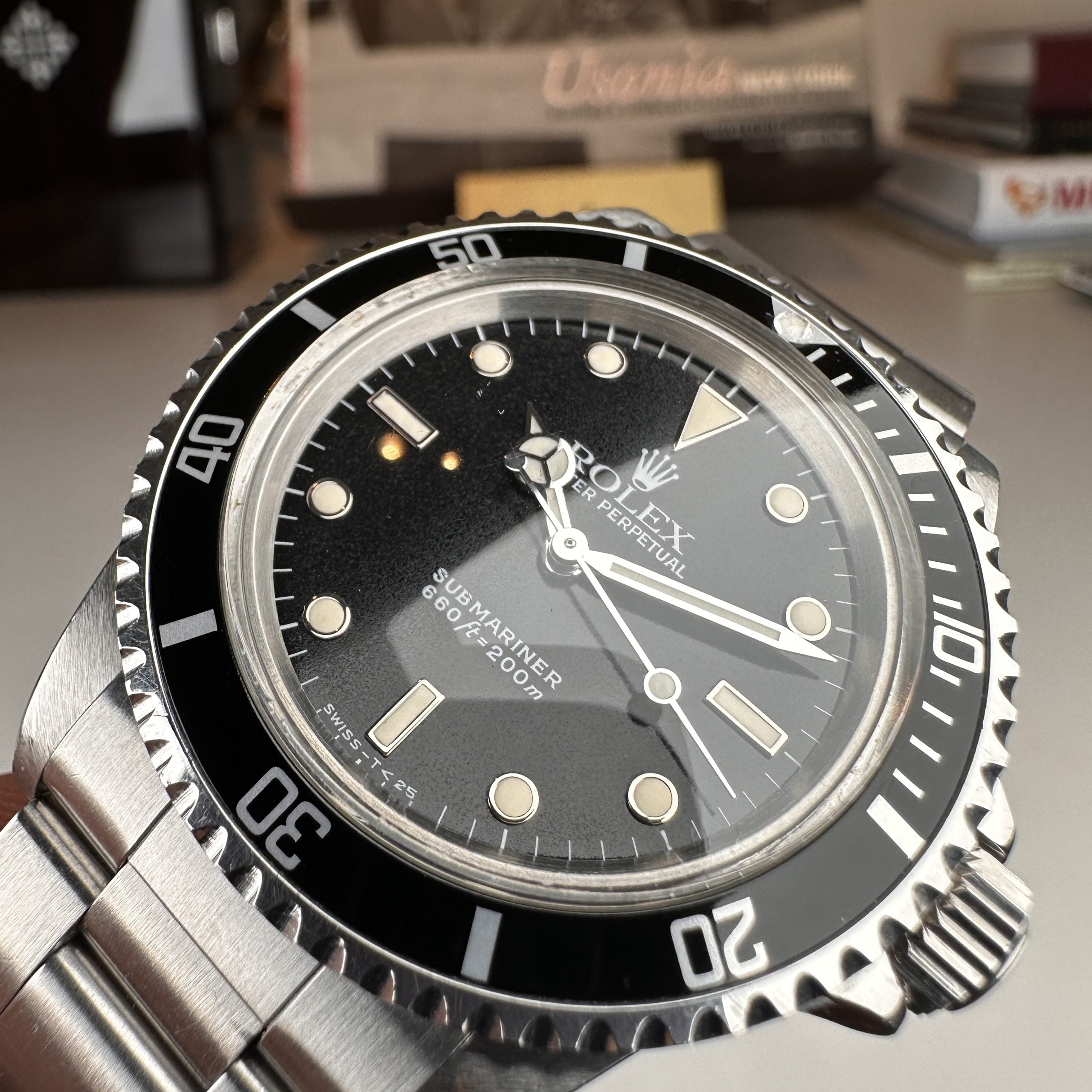 1988 Rolex Submariner 5513 No Date Unpolished Great Condition