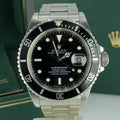 1989 Vintage Rolex 16610 Submariner Date Unpolished with Box