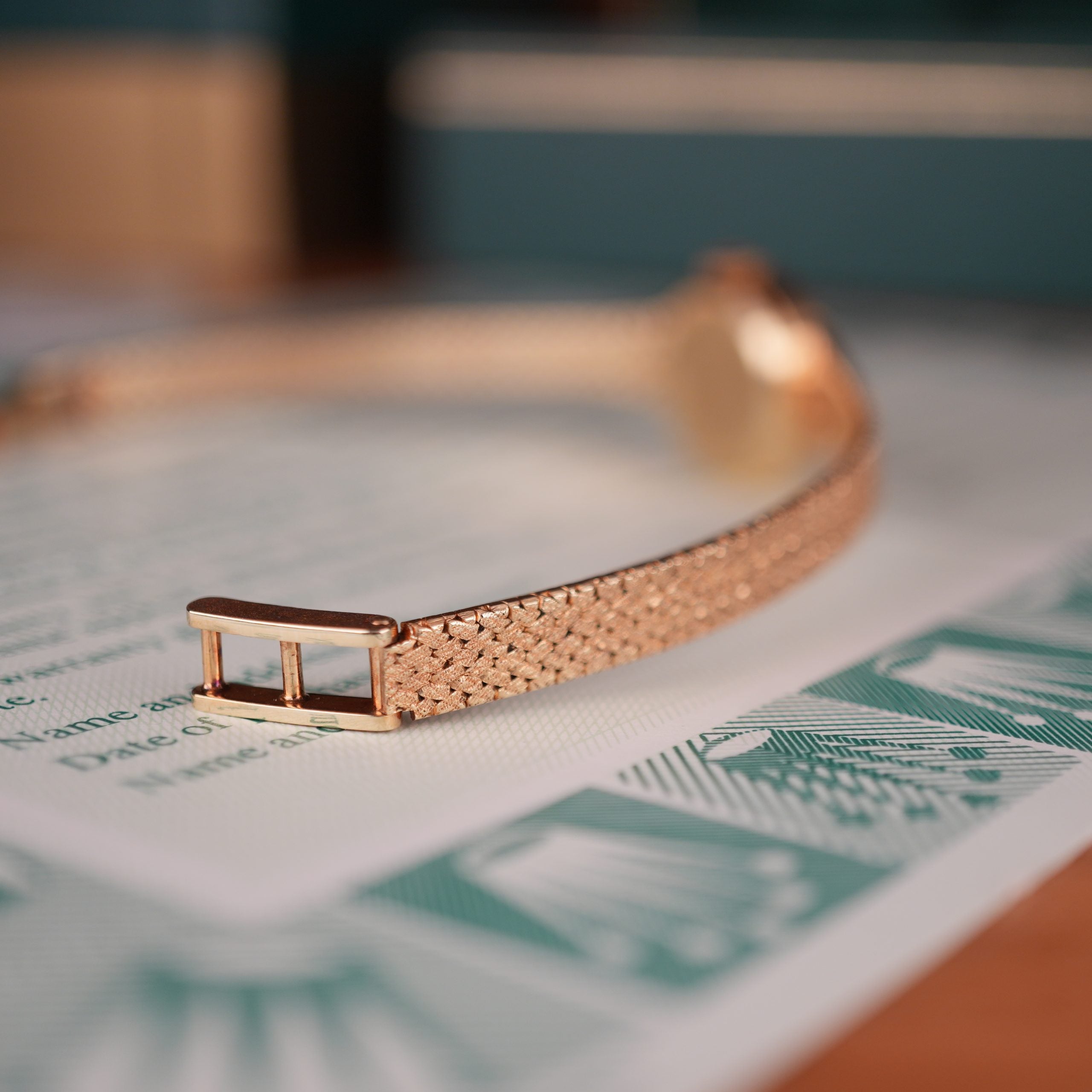 1990 Rolex 8269 Ladies 14K Solid Gold Full Set Box and Papers