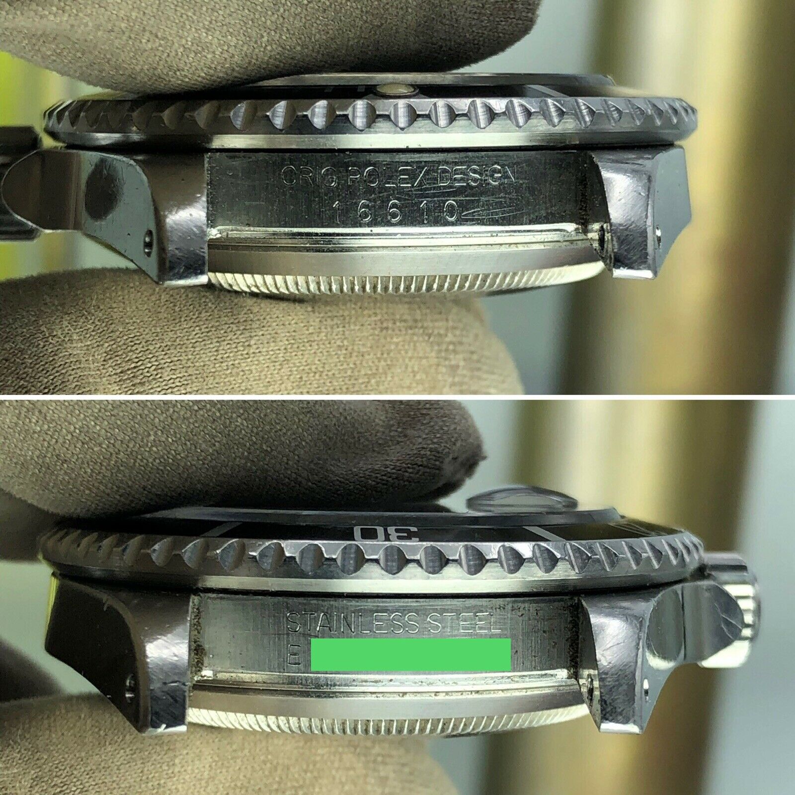 1990 Vintage Rolex 16610 Submariner Date Unpolished