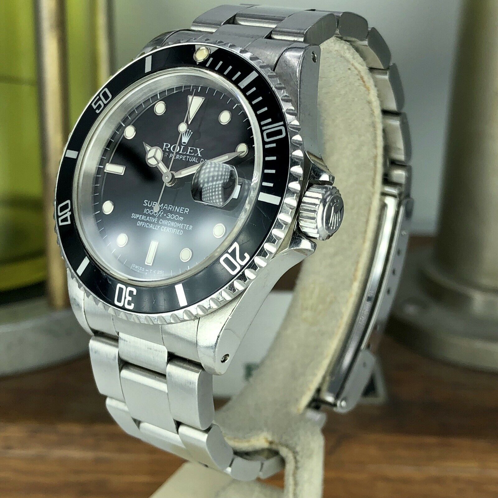 1990 Vintage Rolex 16610 Submariner Date Unpolished