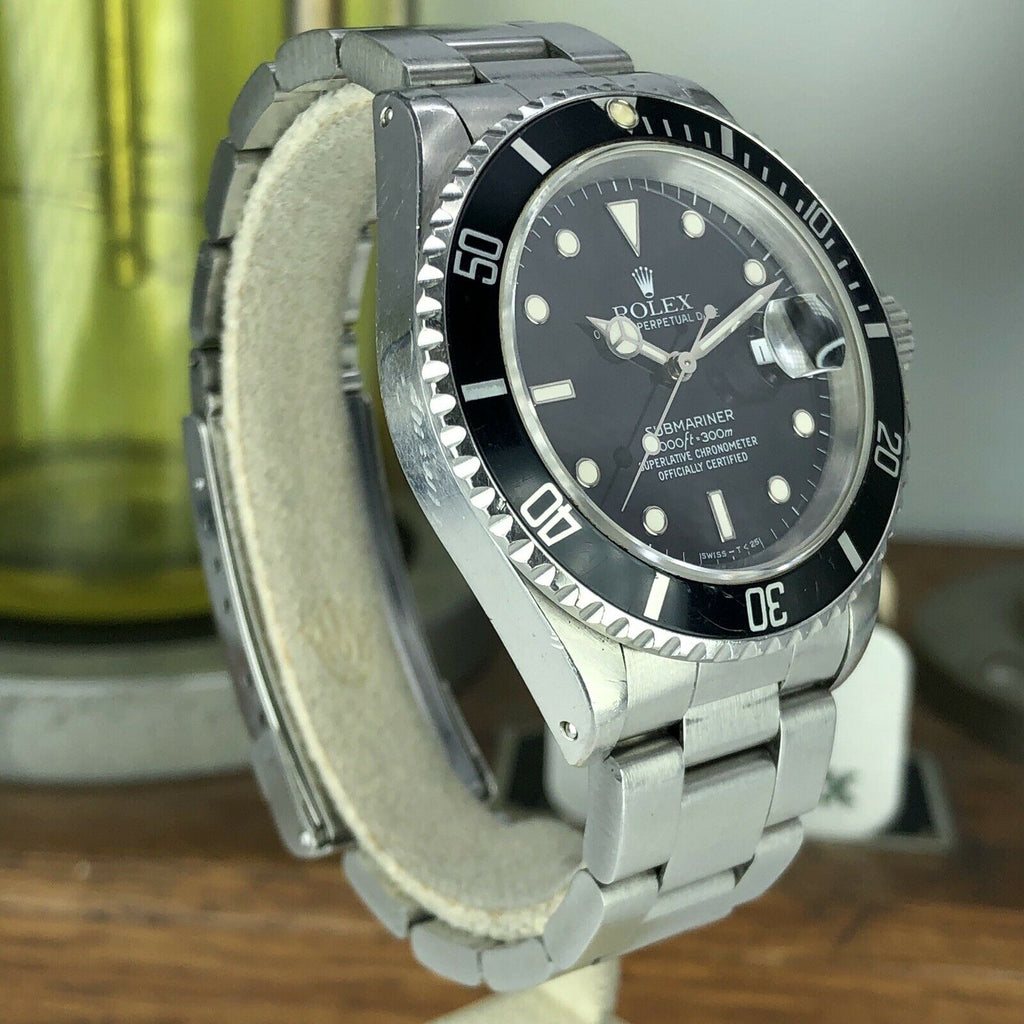 1990 Vintage Rolex 16610 Submariner Date Unpolished