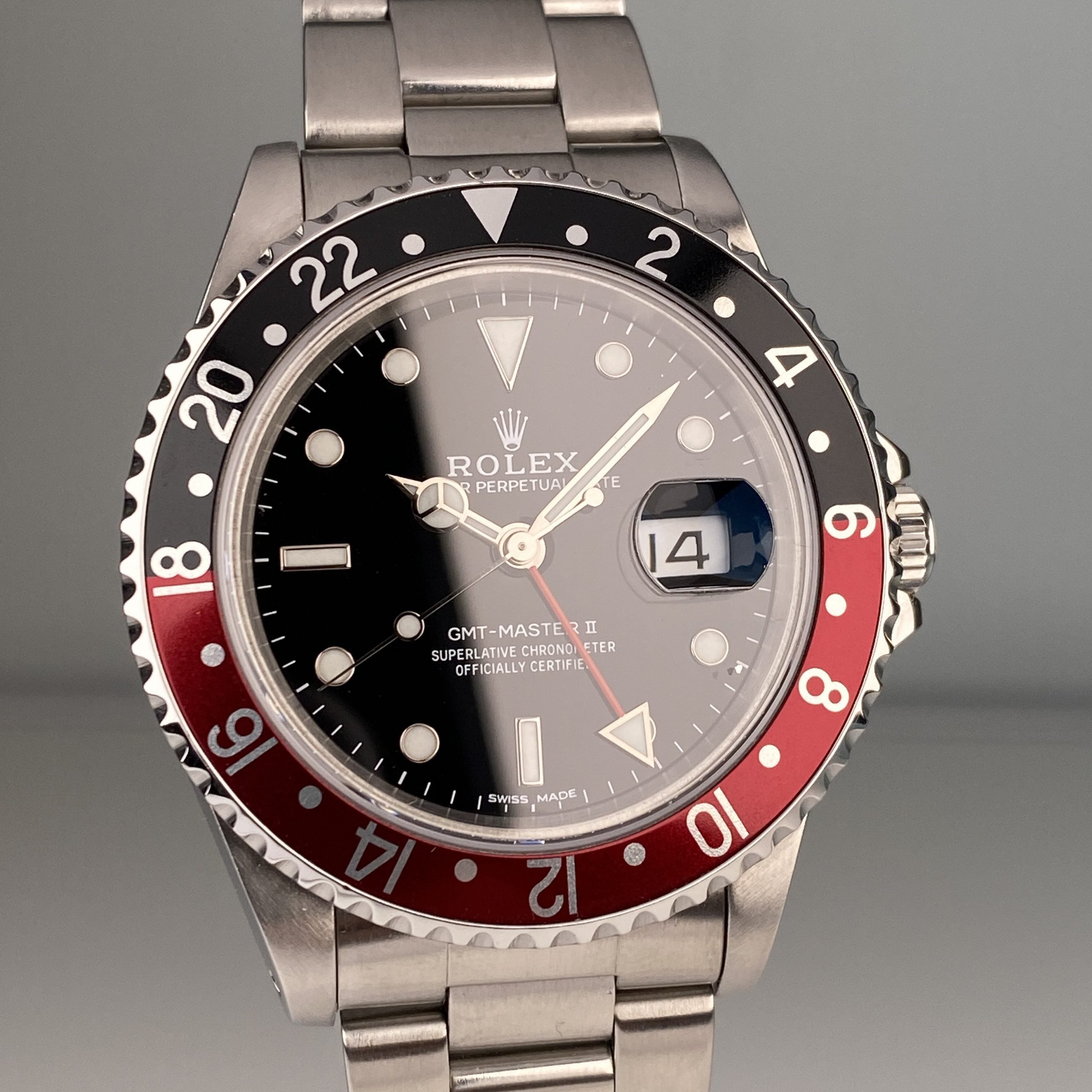 1991 Rolex GMT-Master II 16710 Black & Red Coke in Mint Condition