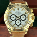 1991 Vintage Rolex Daytona 16518 Diamond Dial zenith Inverted 6 Unpolished