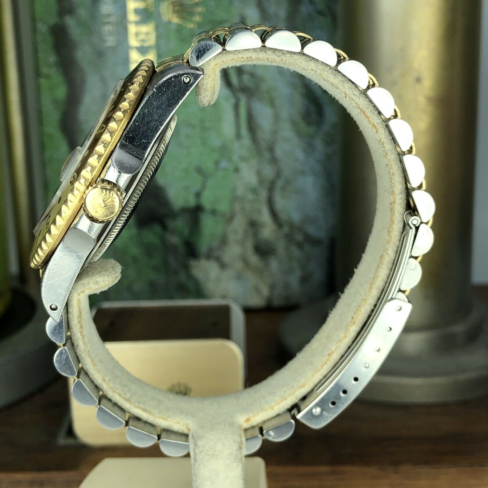 1991 Vintage Rolex 16713 GMT-Master 2 Tone Gold & Steel Unpolished Rootbeer