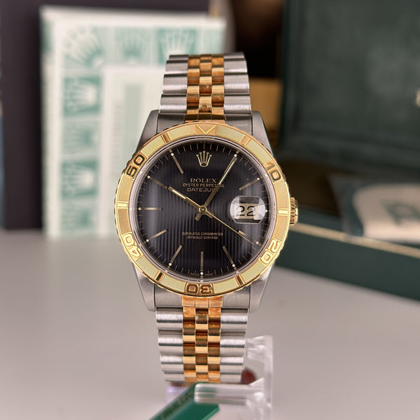 1992 Rolex Datejust 16263 Turn-O-Graph NEW OLD STOCK NOS Complete set