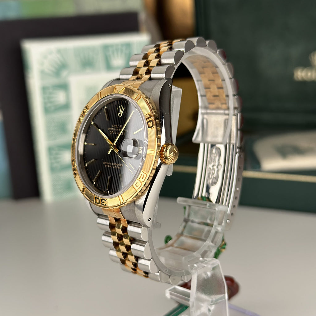 1992 Rolex Datejust 16263 Turn-O-Graph NEW OLD STOCK NOS Complete set