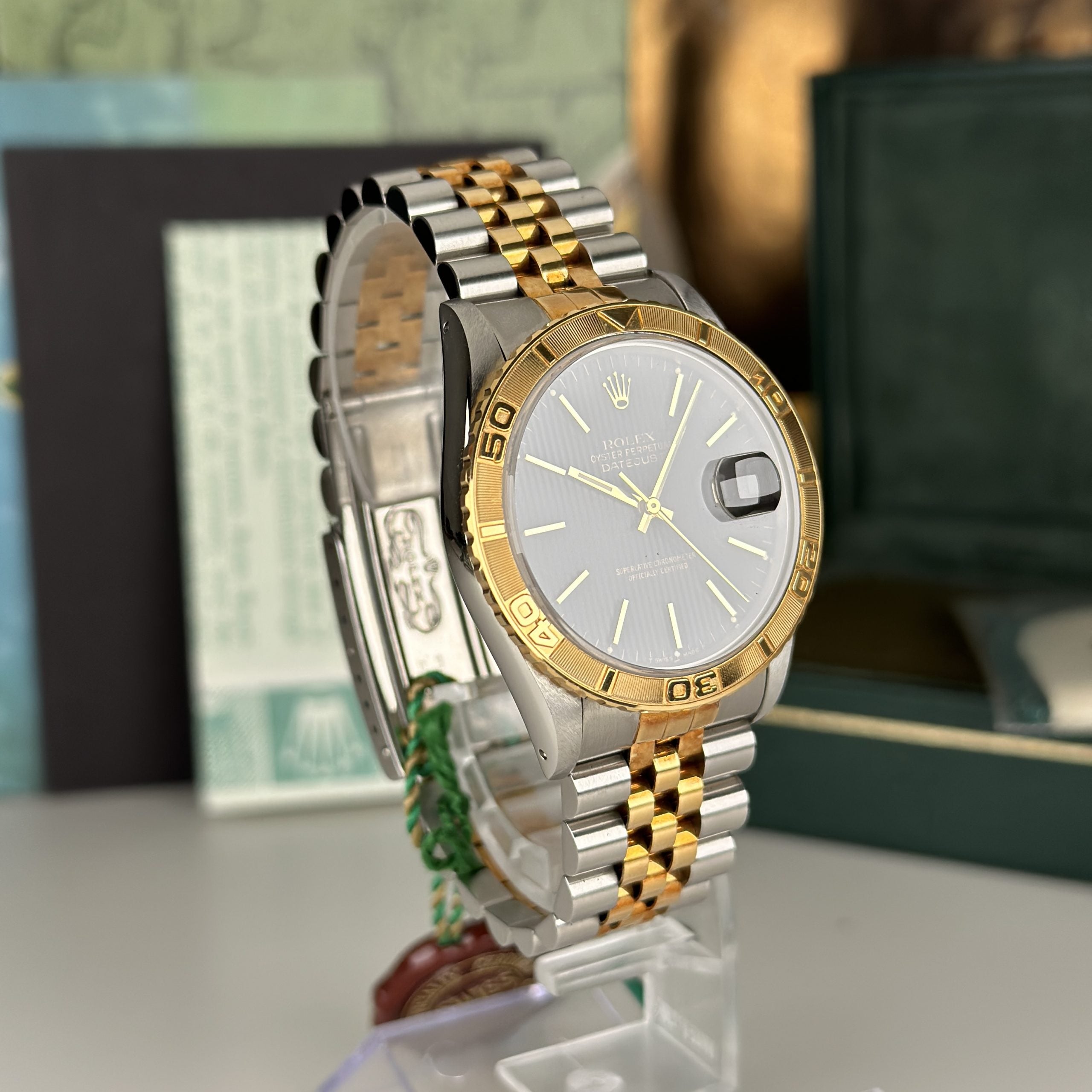 1992 Rolex Datejust 16263 Turn-O-Graph NEW OLD STOCK NOS Complete set