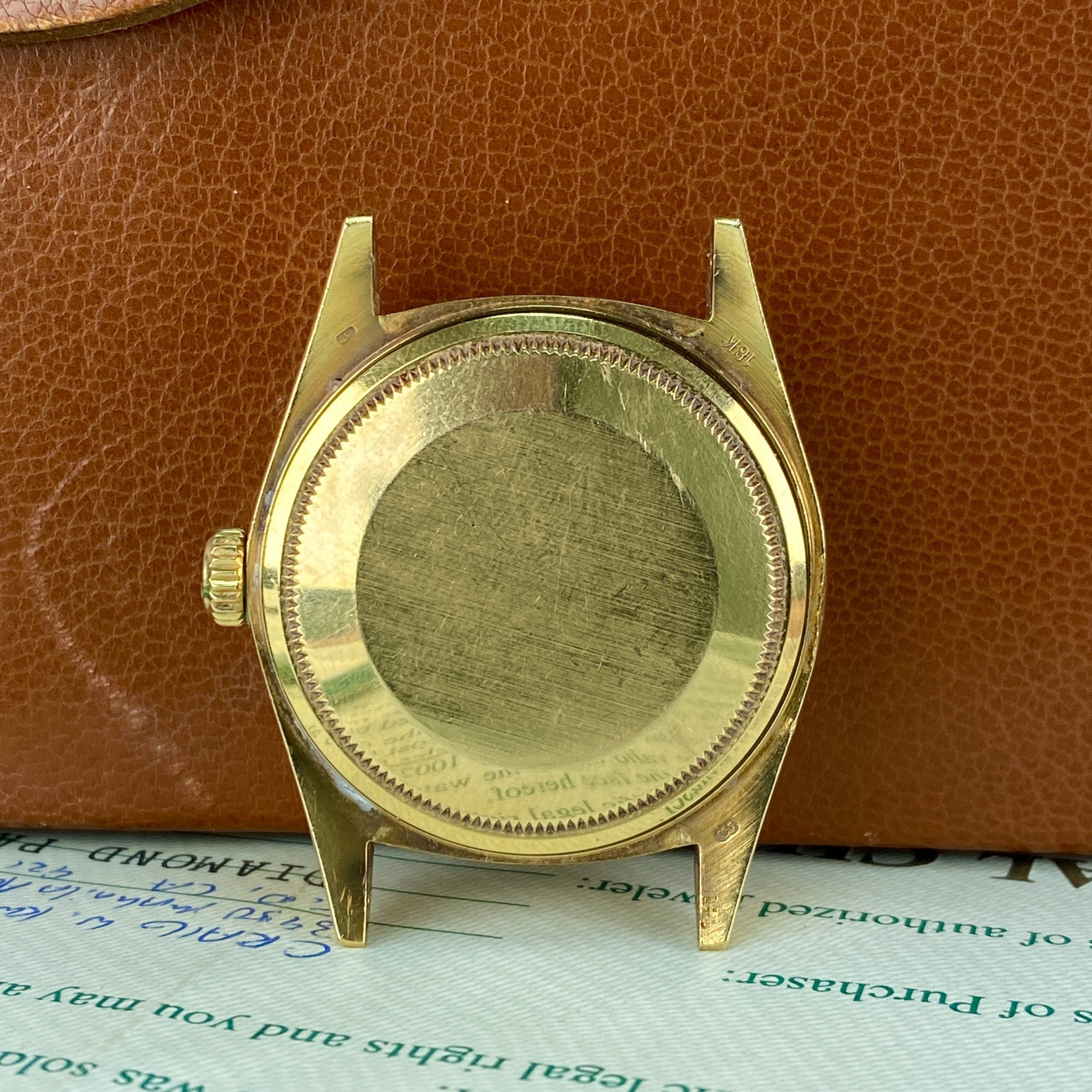 1988 Rolex Day-Date 18038 Wood Dial Complete Set Box & Papers