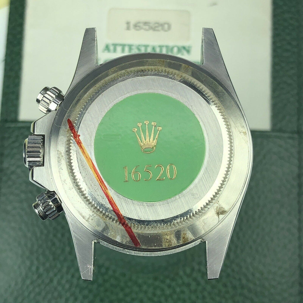 1995 Vintage NOS Rolex Daytona 16520 zenith Real Patrizzi W Serial Full Set