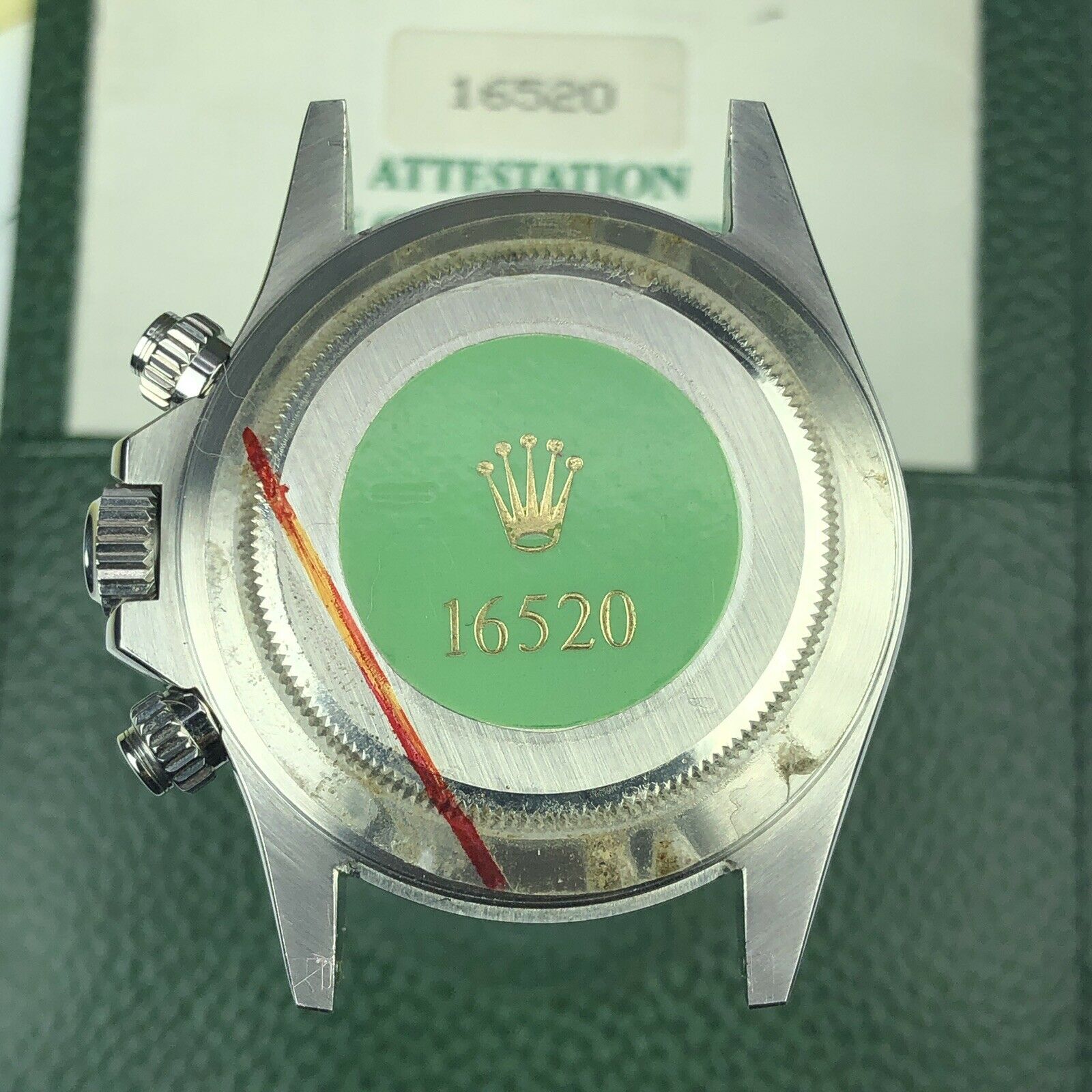 1995 Vintage NOS Rolex Daytona 16520 zenith Real Patrizzi W Serial Full Set