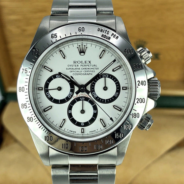 1997 Rolex Daytona 16520 Zenith T Serial White Dial With Box