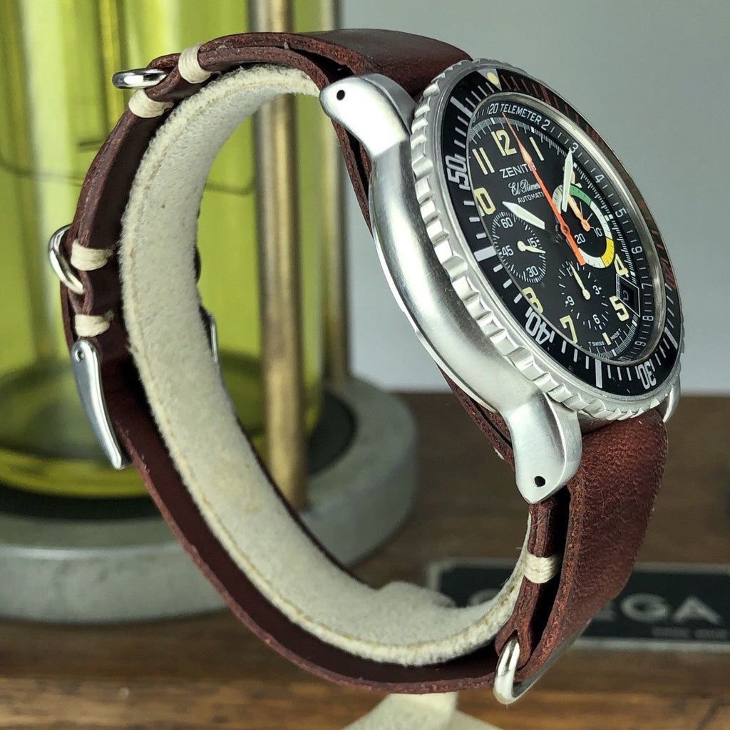 1997 Vintage Zenith El Primero Flyback Rainbow Milatry Chronograph