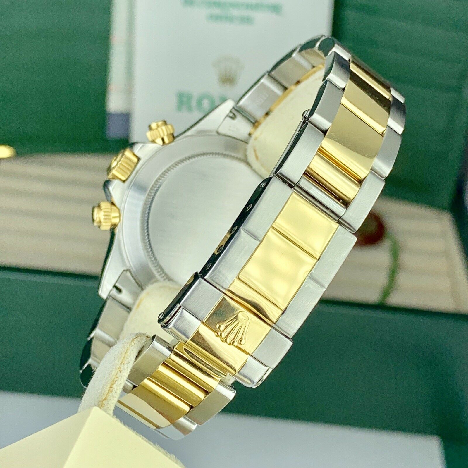 1998 Rolex Daytona 16523 Zenith Factory Diamond Dial Box & Papers Full Set