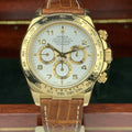 1998 Vintage Rolex Daytona 16518 Arabic White Dial zenith Unpolished W Box