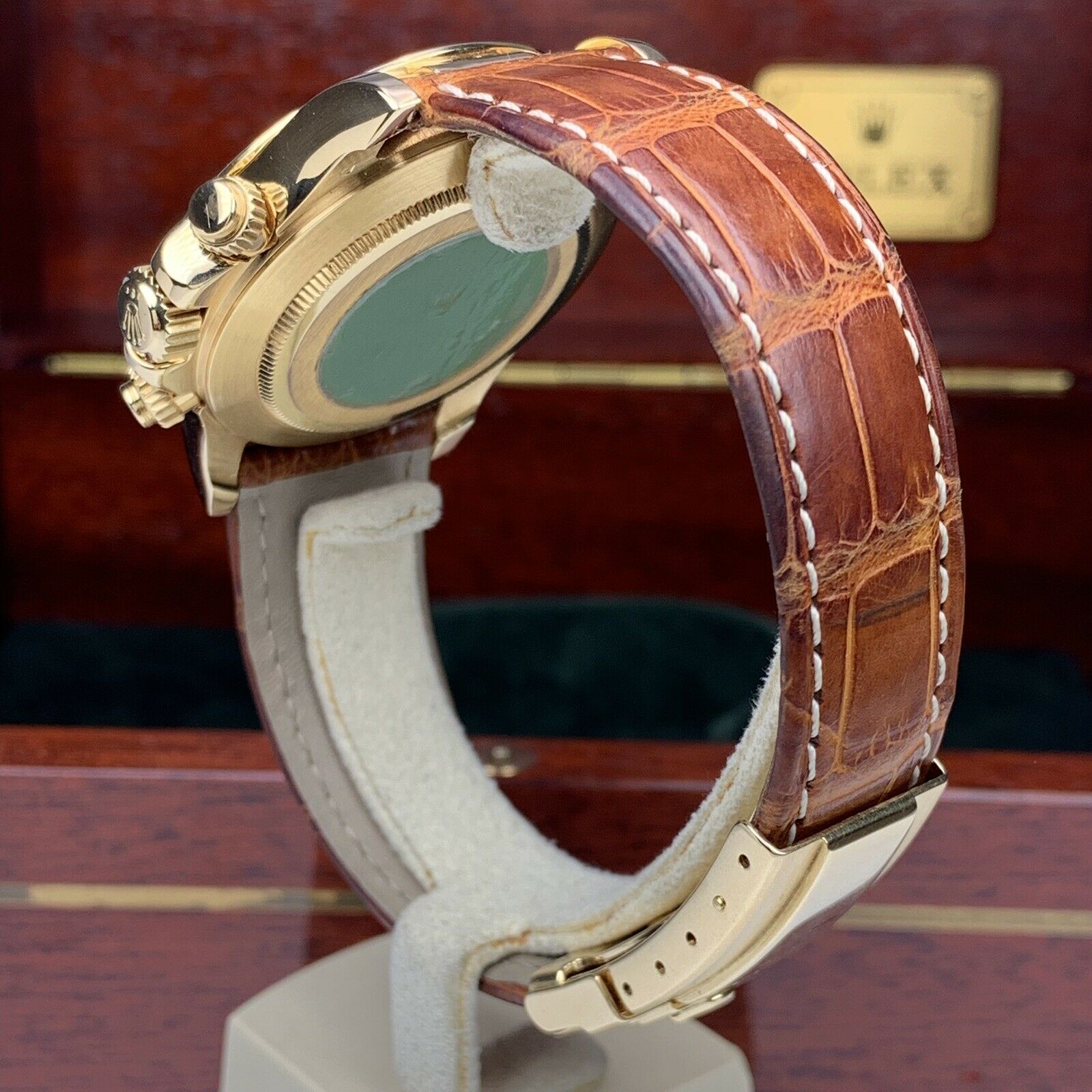 1998 Vintage Rolex Daytona 16518 Arabic White Dial zenith Unpolished W Box