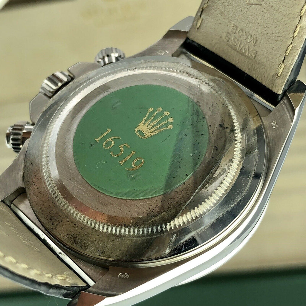 1998 Vintage Rolex Daytona 16519 White Gold Diamond MOP Dial zenith Unpolished