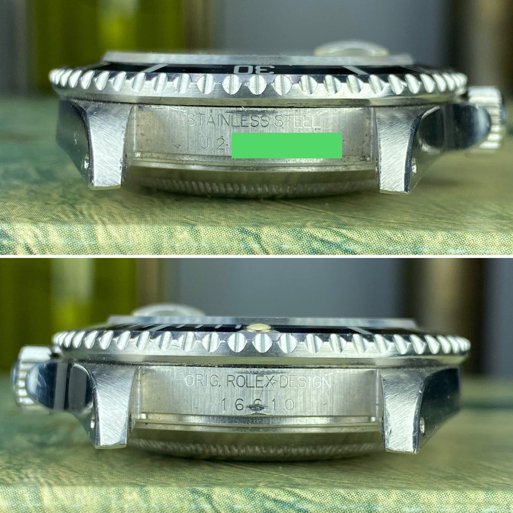 1997 Vintage Rolex 16610 Submariner Date Unpolished  with Creamy Dial