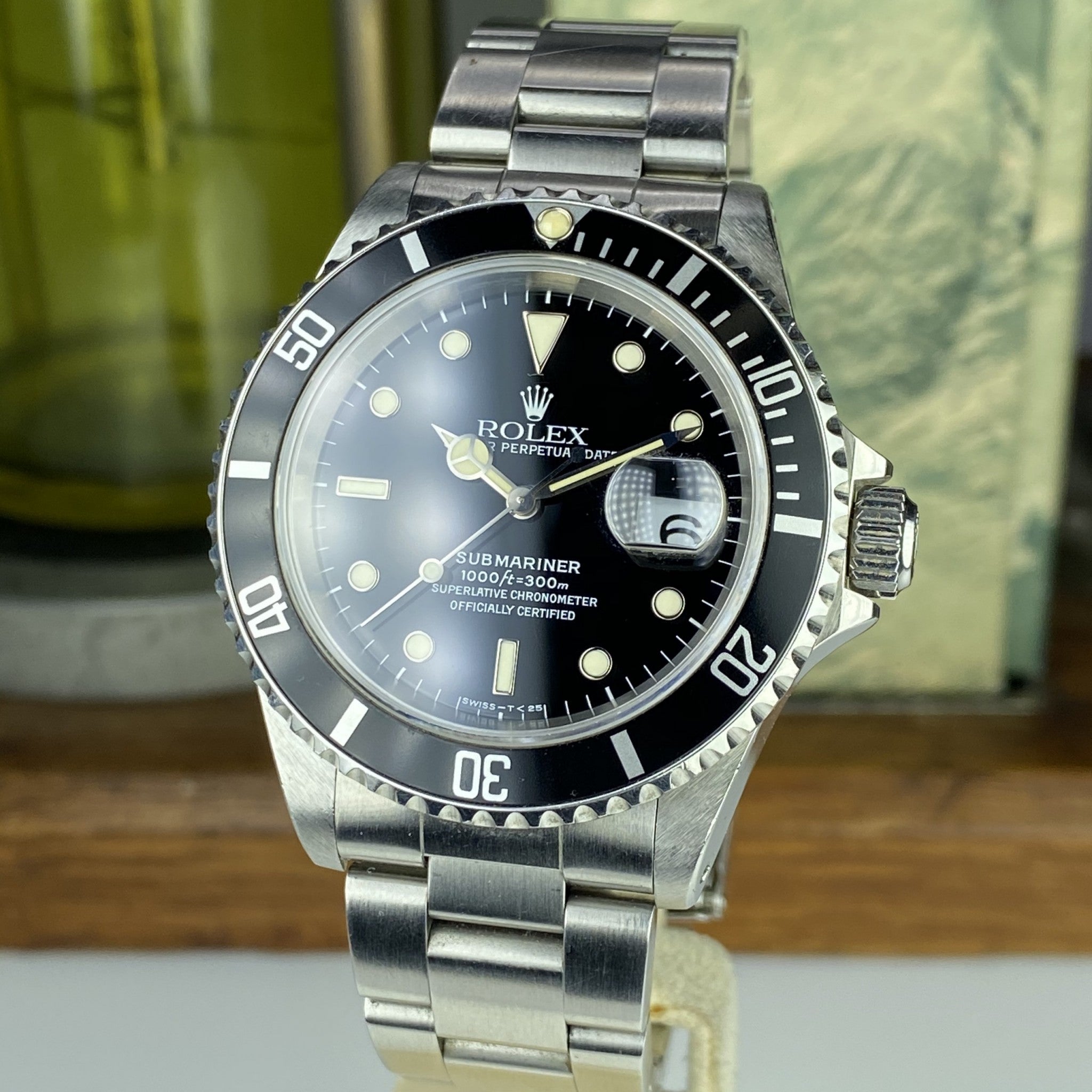1997 Vintage Rolex 16610 Submariner Date Unpolished  with Creamy Dial