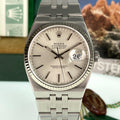 1999 Rolex Datejust Oysterquartz 17014 Unpolished complete collector set box & papers