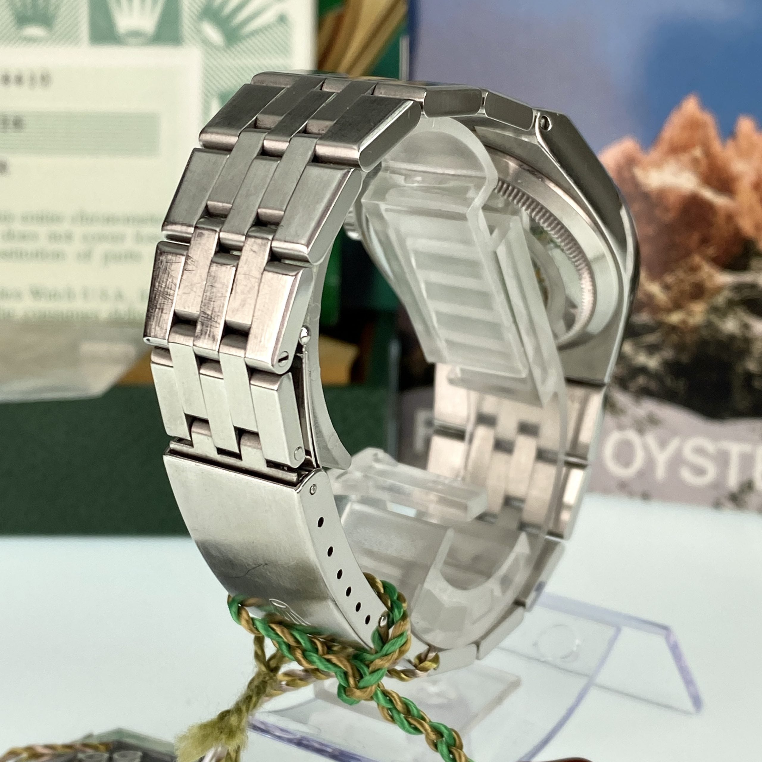 1999 Rolex Datejust Oysterquartz 17014 Unpolished complete collector set box & papers