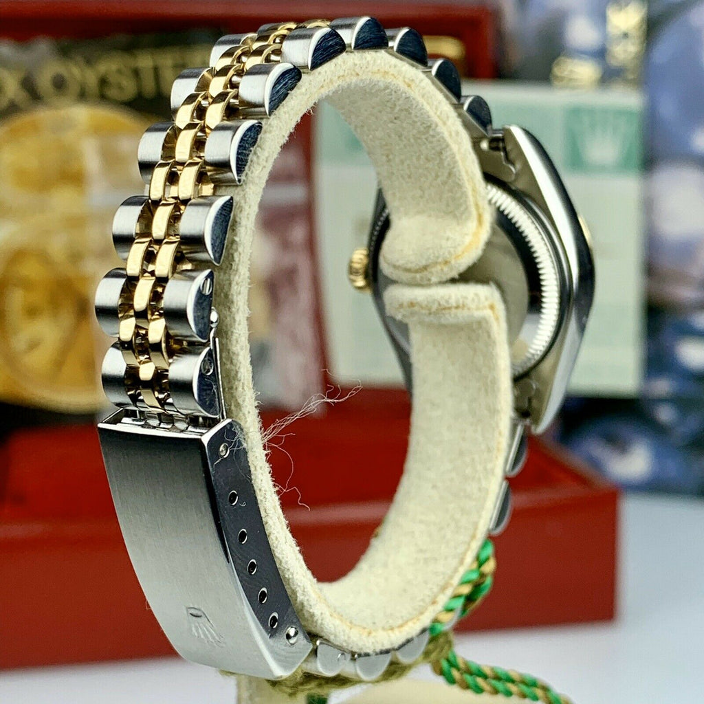 1999 Rolex Ladies DateJust Watch 18K Two Tone SS 79173 Circa Full Set