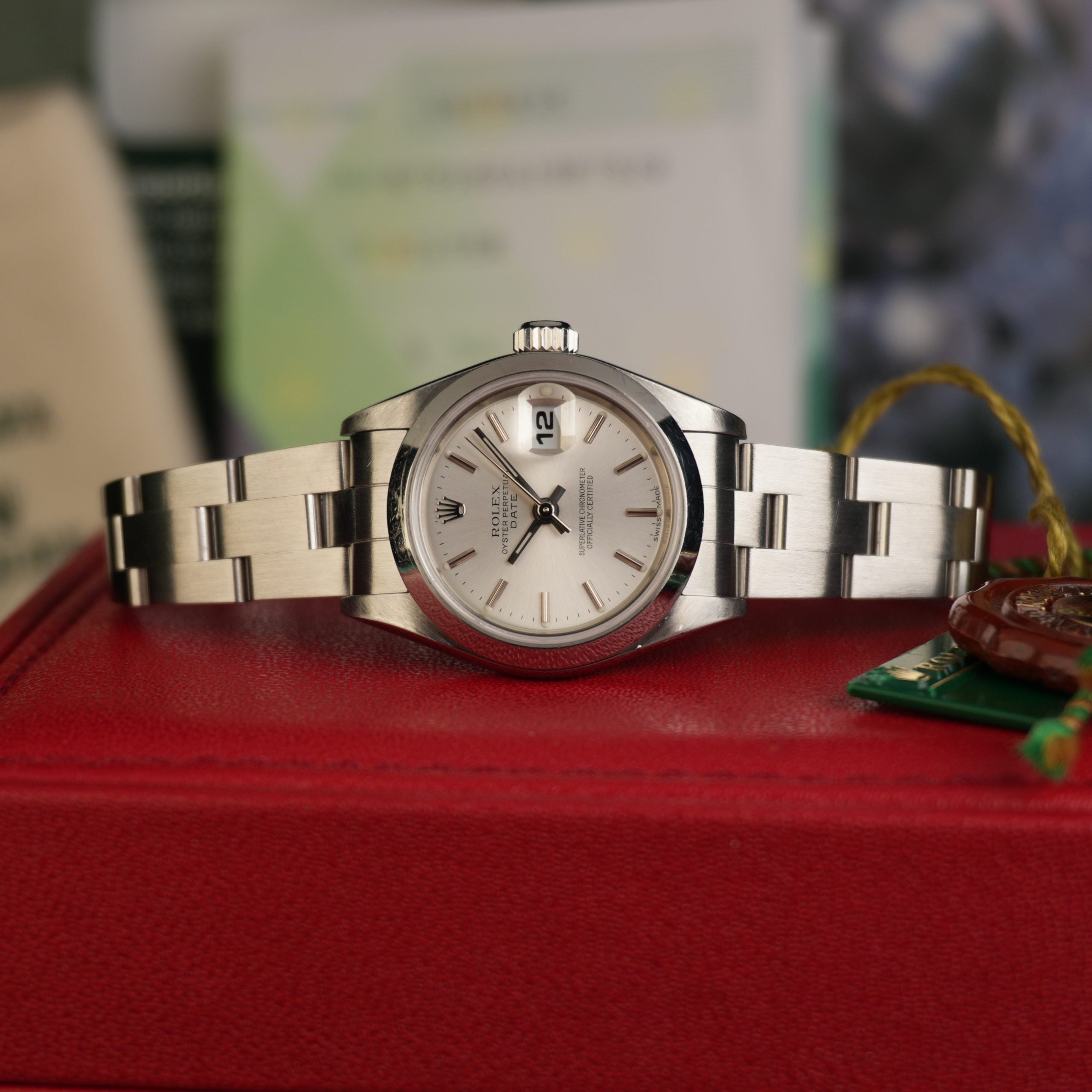 2007 Rolex Oyster Perpetual Lady-Date 79160 Silver Dial Full Set