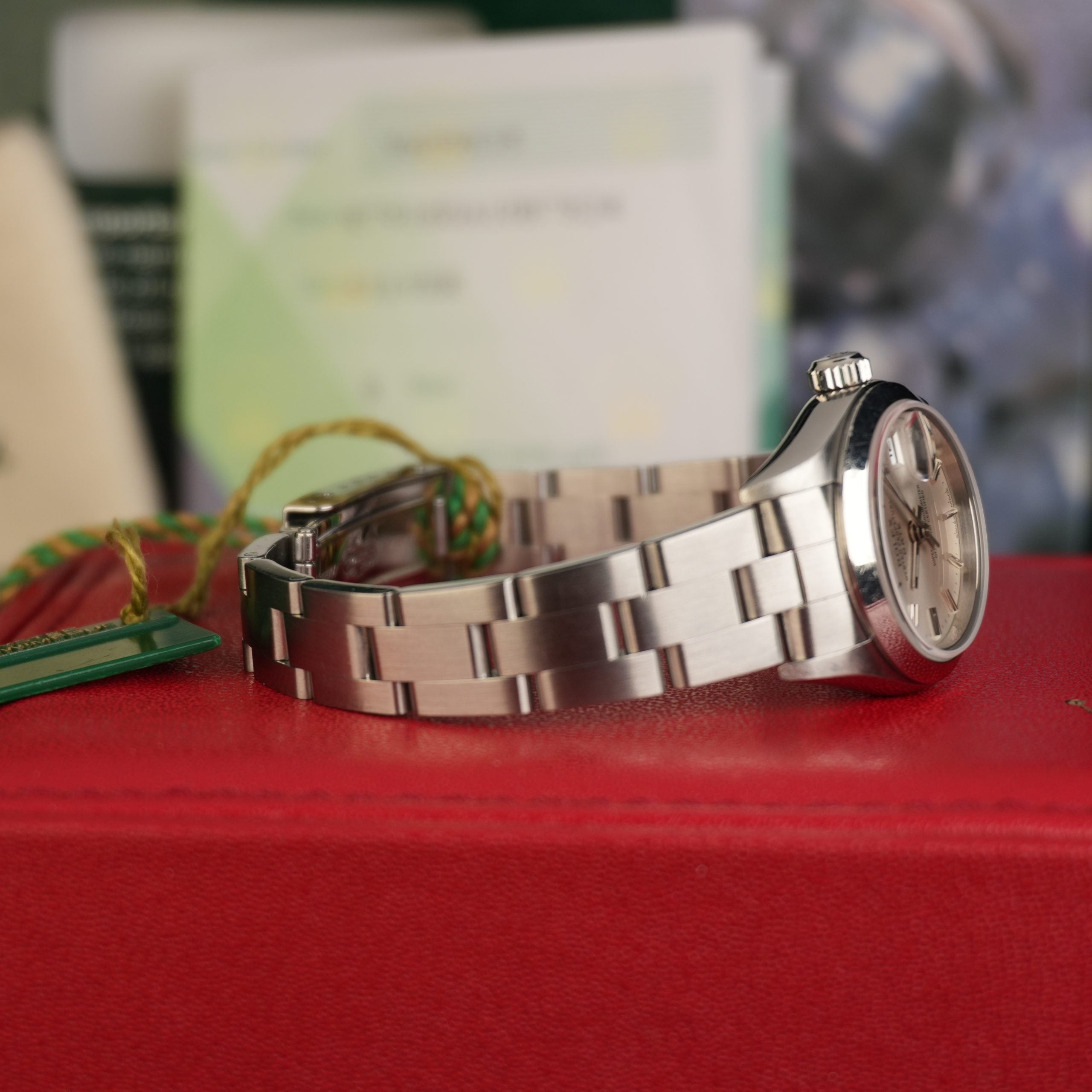 2007 Rolex Oyster Perpetual Lady-Date 79160 Silver Dial Full Set