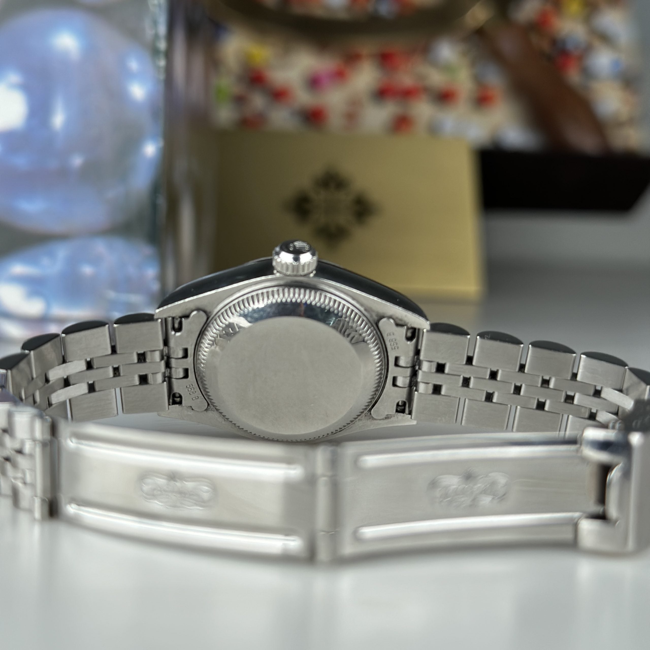 2000 Rolex Datejust 79174 ladies 23mm Diamonds Sodalite Dial