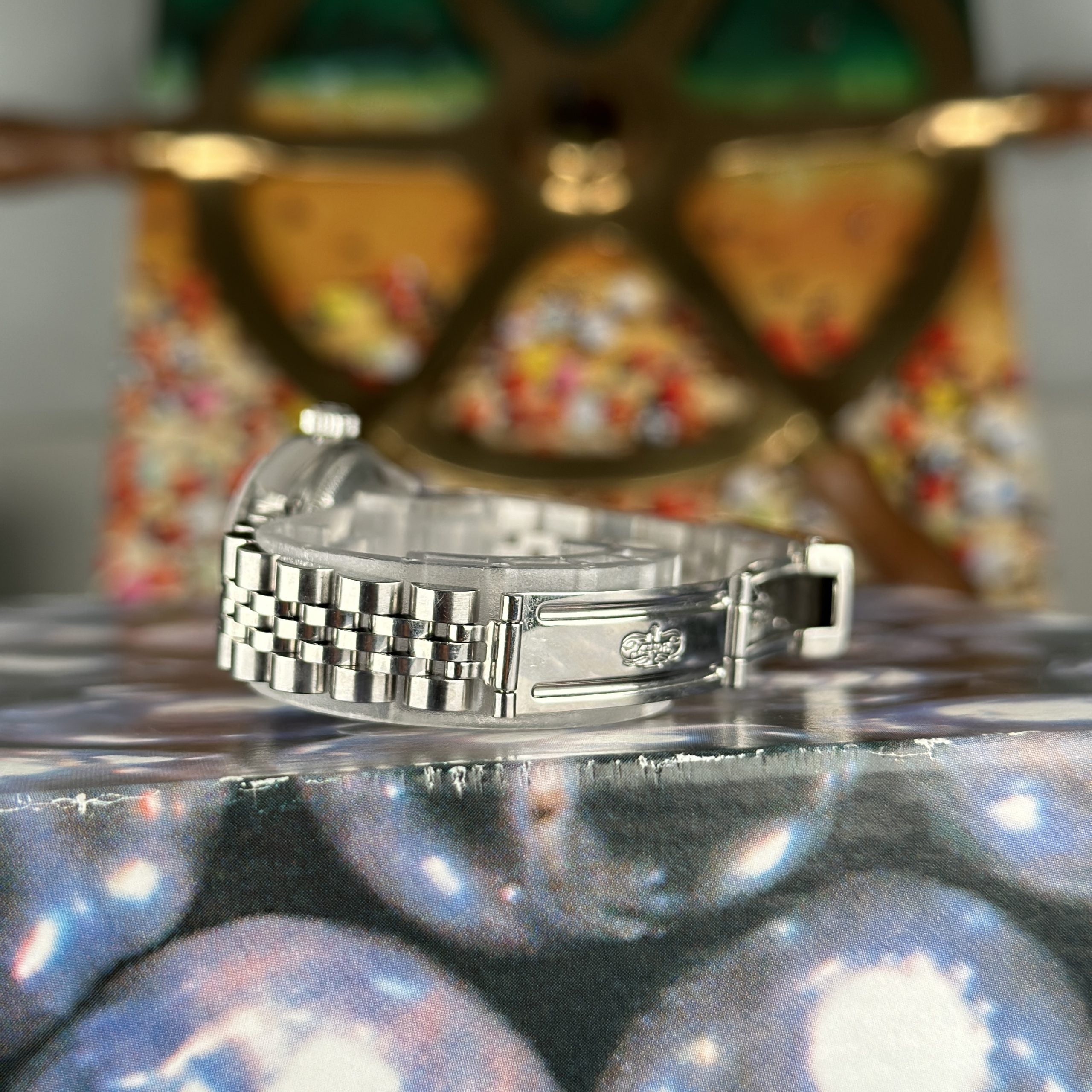 2000 Rolex Datejust 79174 ladies 23mm Diamonds Sodalite Dial