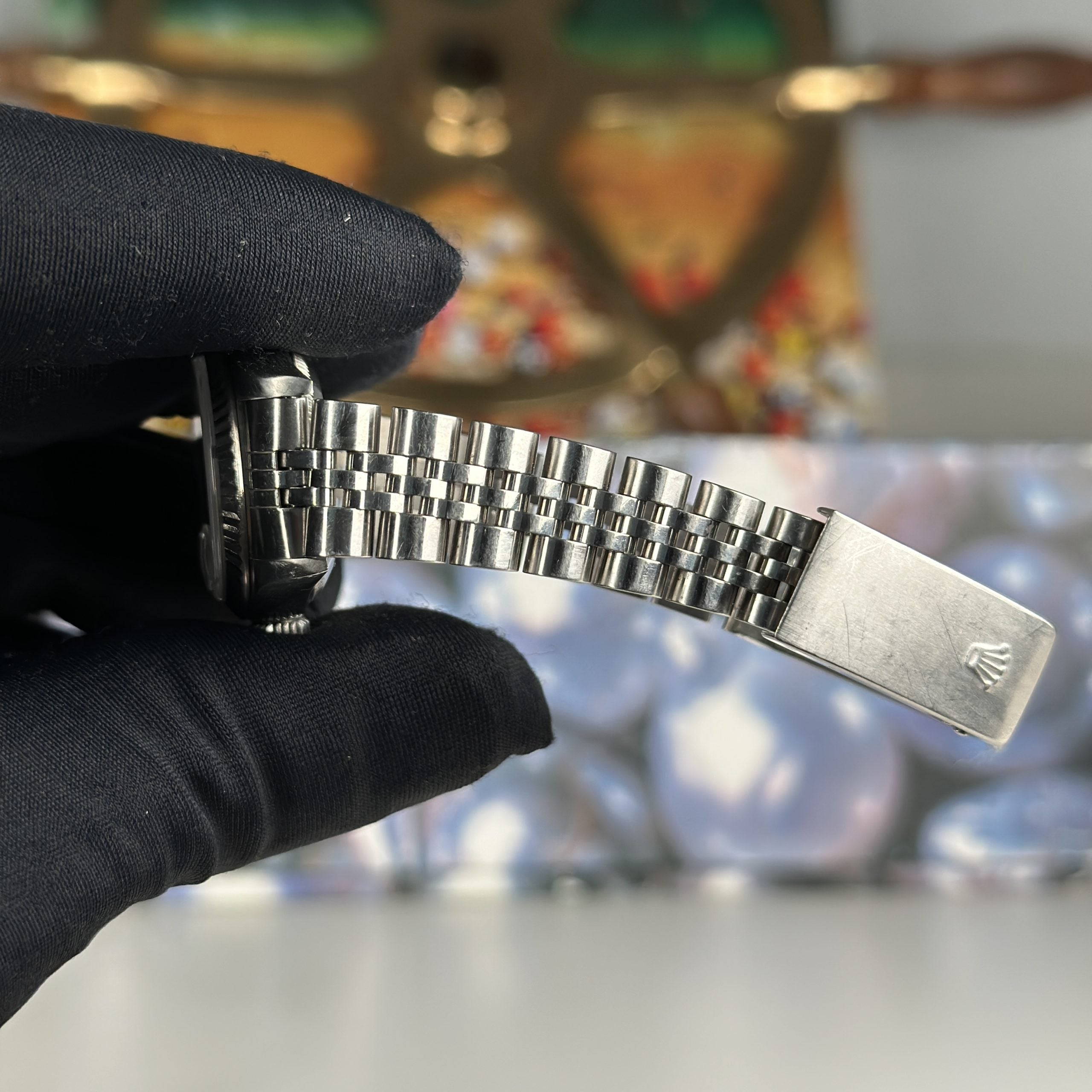 2000 Rolex Datejust 79174 ladies 23mm Diamonds Sodalite Dial