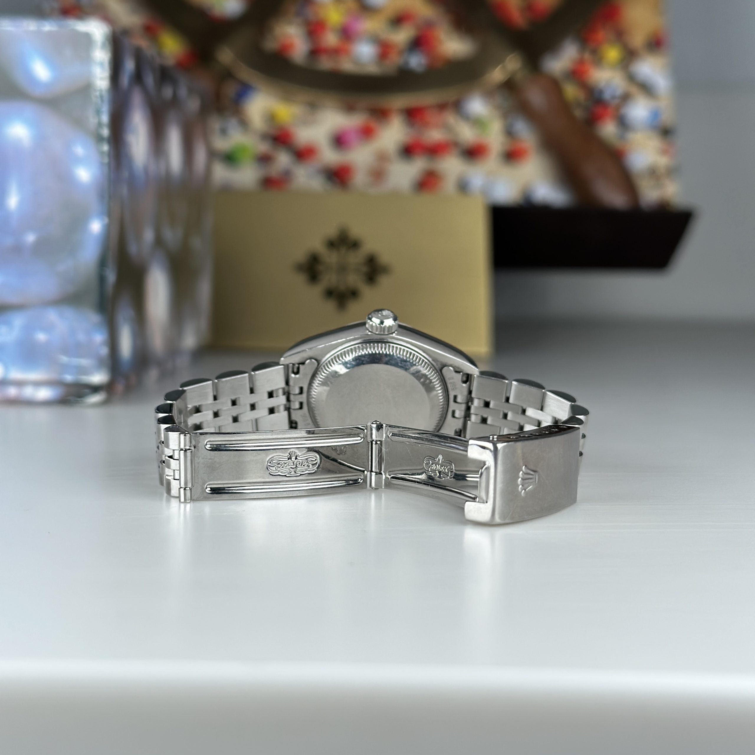 2000 Rolex Datejust 79174 ladies 23mm Diamonds Sodalite Dial