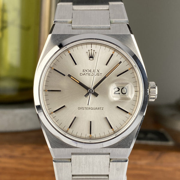 1978 Rolex Datejust Oysterquartz 17000 NOS New Old Stock First Generation Mk1 Dial