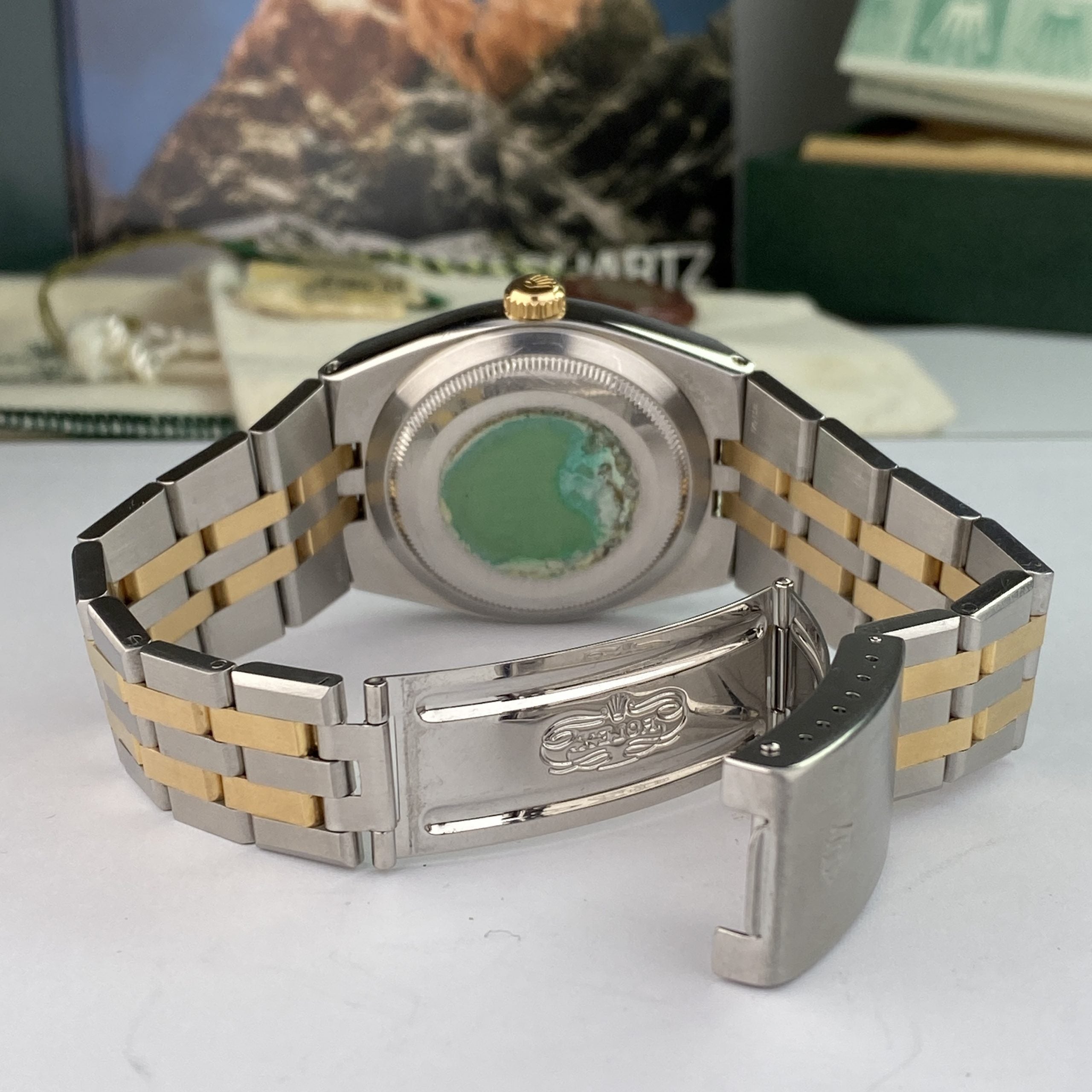 2000 Rolex Datejust Oysterquartz 17013 Unpolished Box and papers