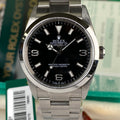 2000 Rolex Explorer 114270 New Old Stock with Stickers Complete Set Box & Papers