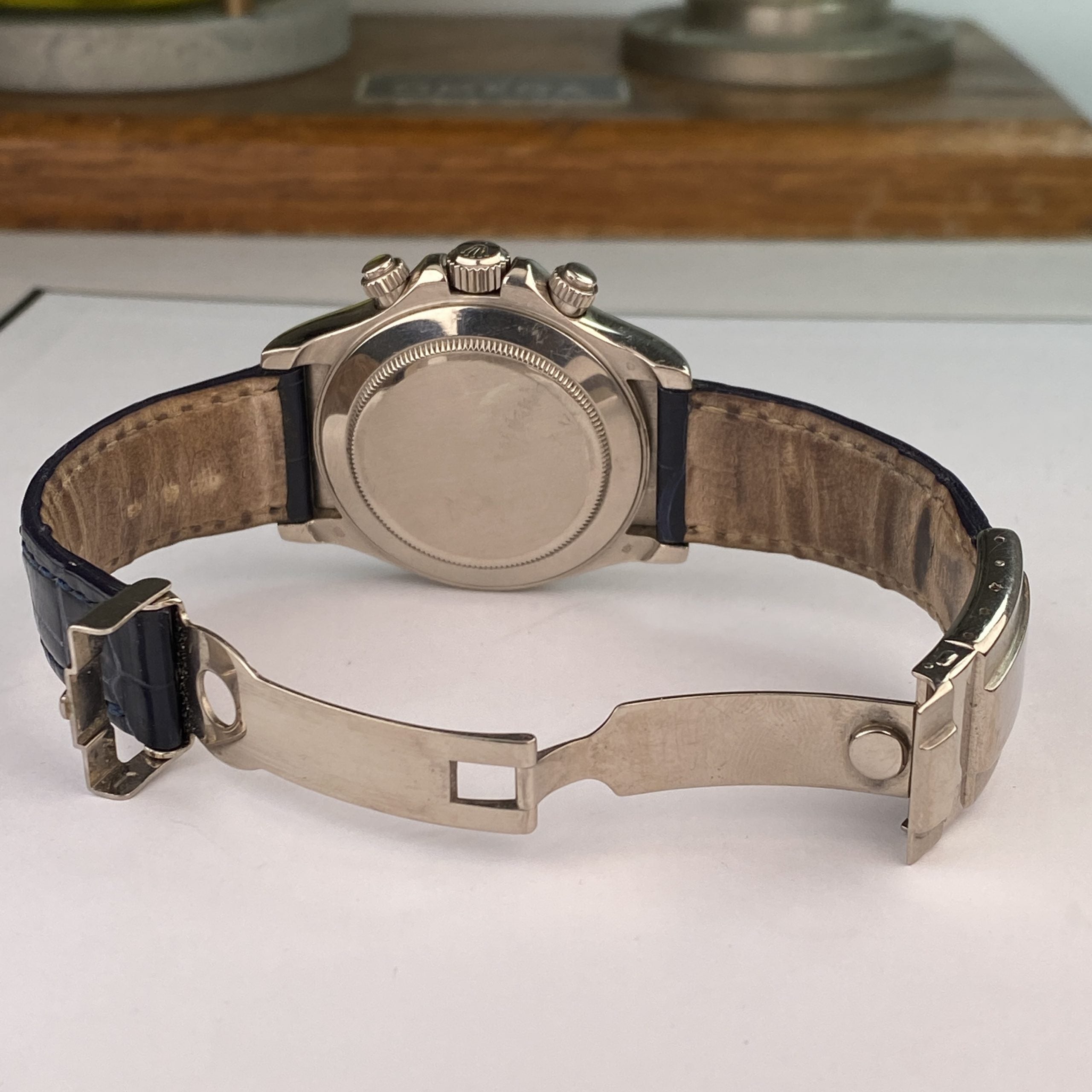 2001 Rolex Daytona 116519 Factory Sodalite Diamond Dial