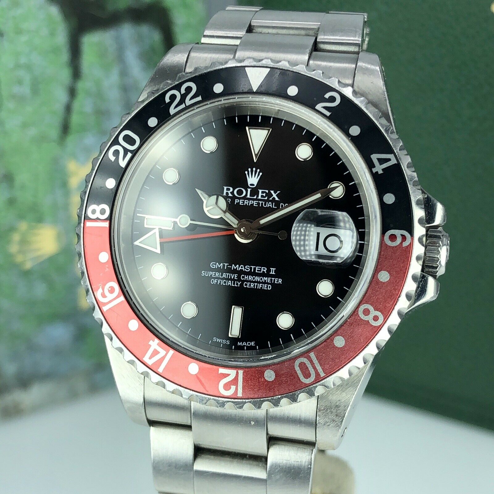 2001 Rolex GMT Master II 16710 Coke K serial Unpolished Faded Insert With Box