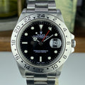 2001 Rolex Explorer II 16570 Unpolished Black Dial